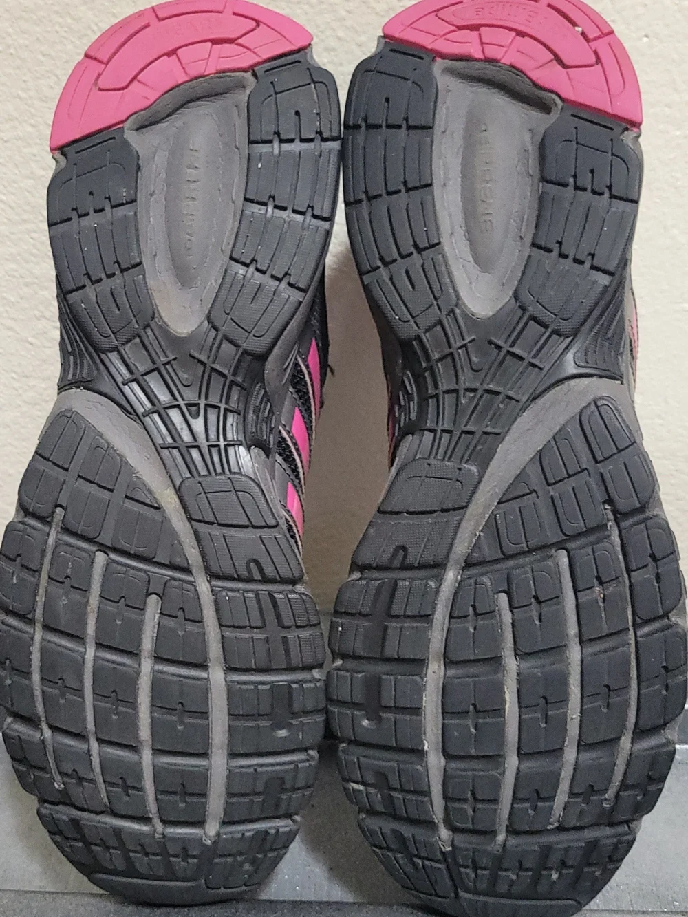 Black and Pink Women's Athletic Sneakers